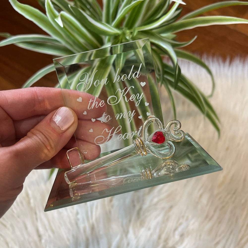 Glass Baron Key To My Heart Swarovski Crystal